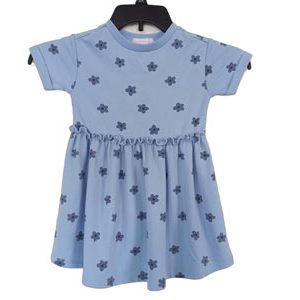 floral print short-sleeve dress
