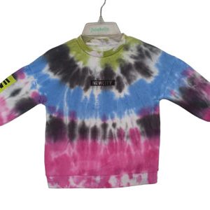 multicolor tie-dye sweatshirt