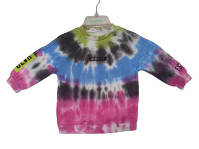 multicolor tie-dye sweatshirt multicolor tie-dye sweatshirt